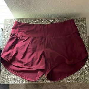 Lululemon speed up mid-rise shorts
